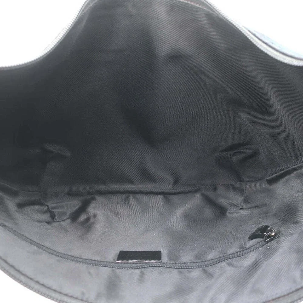 Gucci Monogram Hobo Black Patent Leather-Trim Canvas Medium Shoulder Bag - Picture 10 of 12